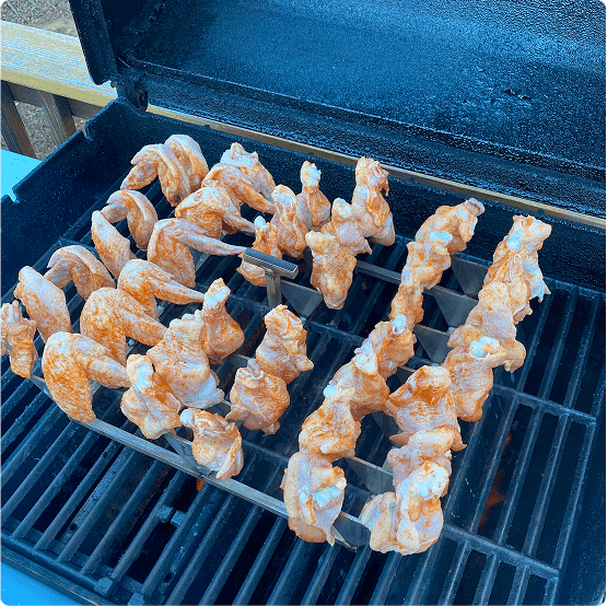 WingRack grilling accessory 4